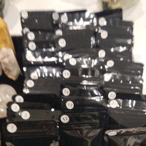 Black Numbered Pouches